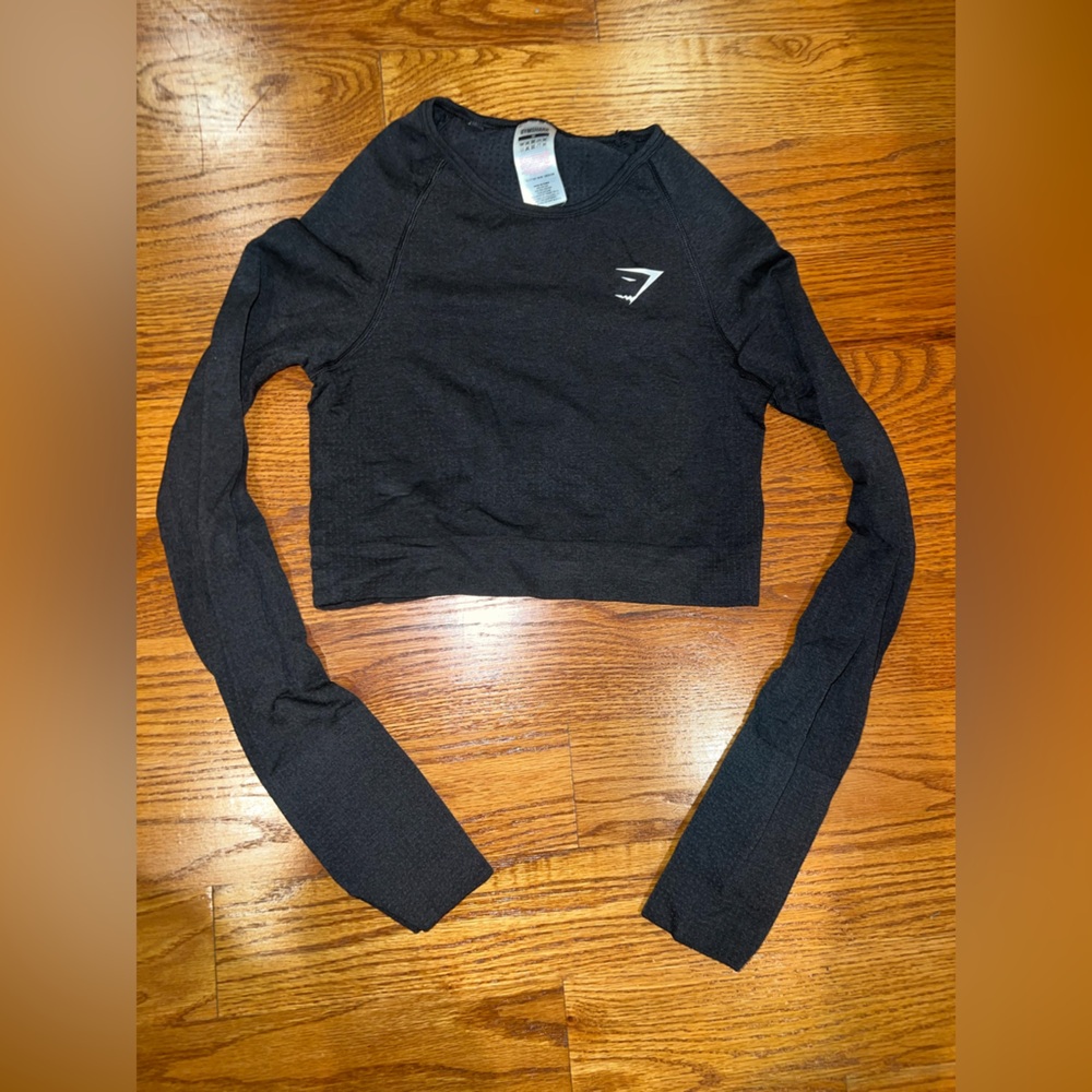 Gymshark Black Long Sleeve Tee